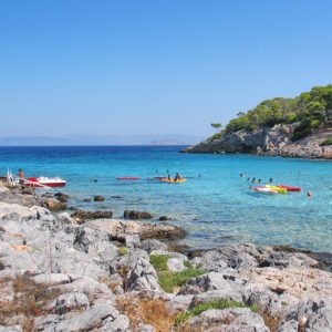 Beach Agistri island