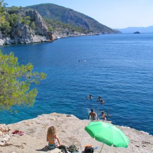 Beach Agistri island